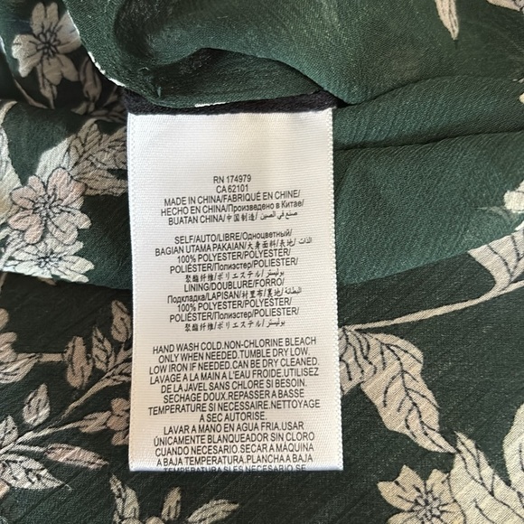 BCBG Maxazria Women’s Size S Sheer Green/White Coverall - Picture 6 of 6